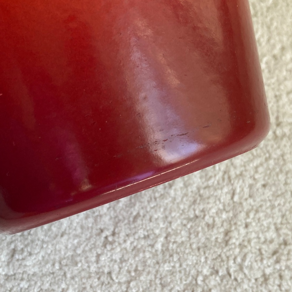 Le Creuset red vintage saucepan - Picture 15 of 17